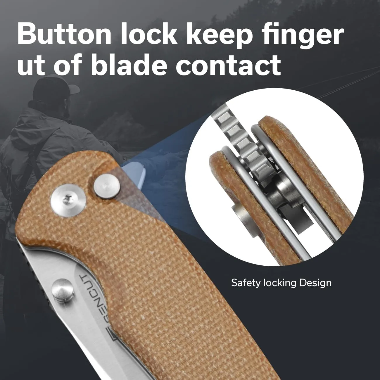 SENCUT Sachse Pocket Knife Folding Knife for EDC