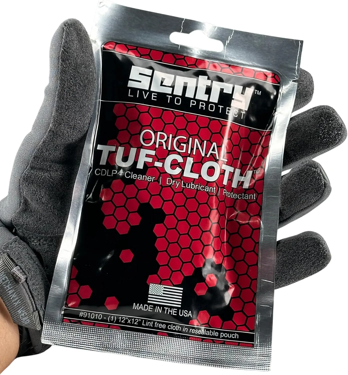Sentry Solutions Tuf-Glide Dry Lube Gun Knife CLP Cloth Pouch