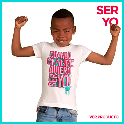 Camiseta Blanca ¡Cuando grande quiero ser yo!