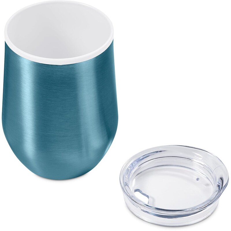 Vogue Madison Stainless Steel & Plastic Double-Wall Tumbler