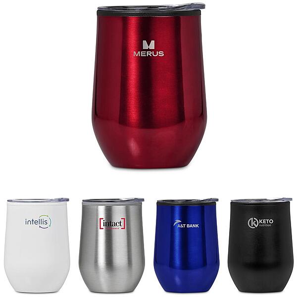 Madison Stainless Steel & Plastic Double-Wall Tumbler - 350ml