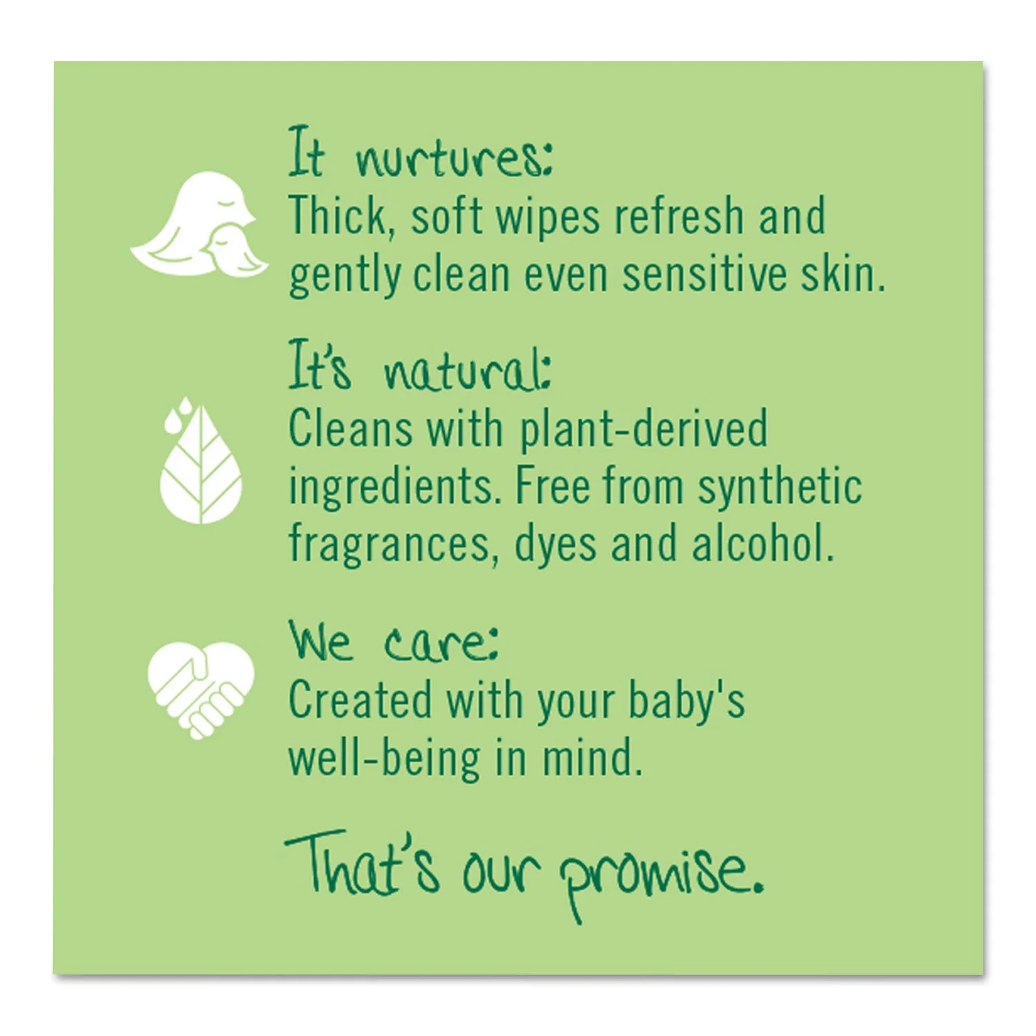 Seventh Generation 34219CT Free & Clear Baby Wipes, Refill, Unscented, White, 256/PK, 3 PK/CT 64 Count (Pack of 4)
