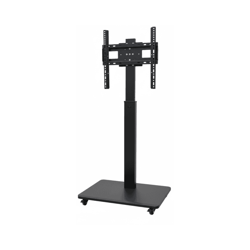 HT-XZ07-B Heavy-Duty Trolly TV Stand  Wheels, Height & Rotation