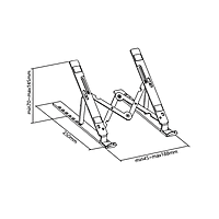 SKILLTECH SH LP03 Portable Laptop Riser and Stand