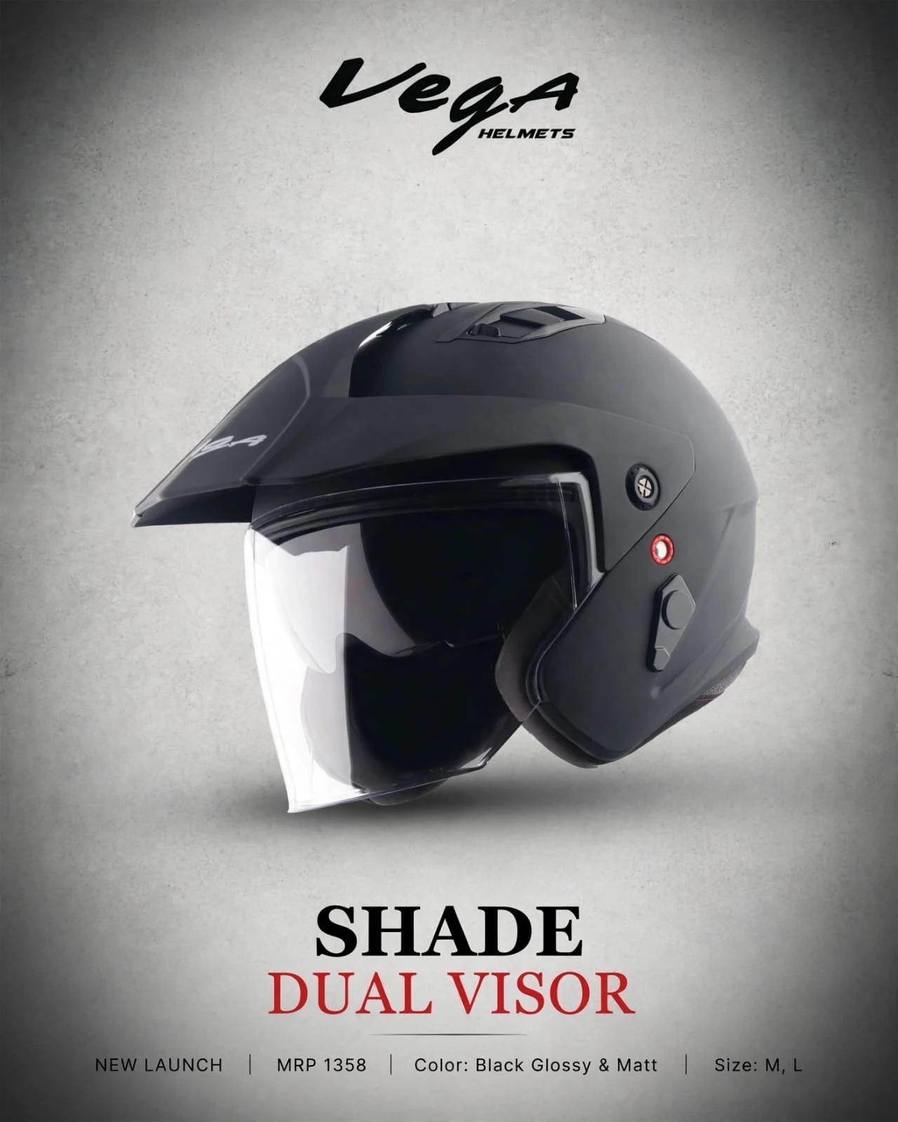 VEGA SHADE DV DX BLACK C/V (L)