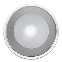 Shadow-Caster DLX Series Down Light - White Housing - RGB - Chrome Bezel