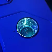 Shadow-Caster Round Accent Light RGB Diffused White Polymer Housing