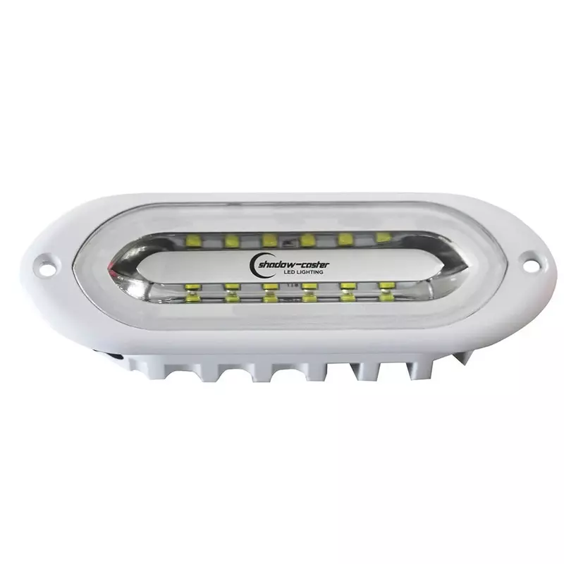 Shadow-Caster SCM-SL Series Flush Mount Spreader Light - White Housing - White/Blue/Red
