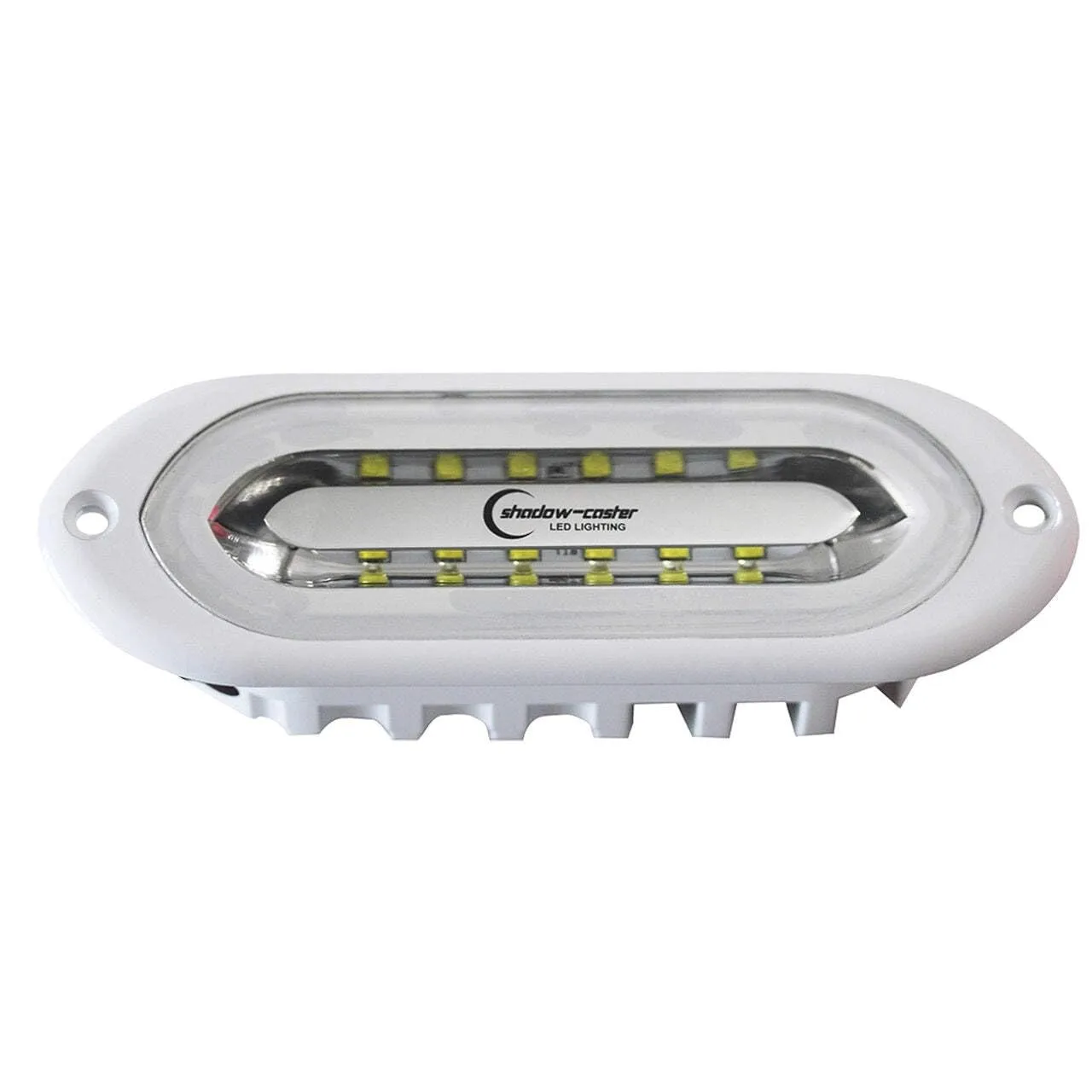 Shadowcaster Marine Lighting SCM-SLF-CC-WH Shadow-caster Scm-sl Series Flush Mount Spreader Light - White Housing - Full-color