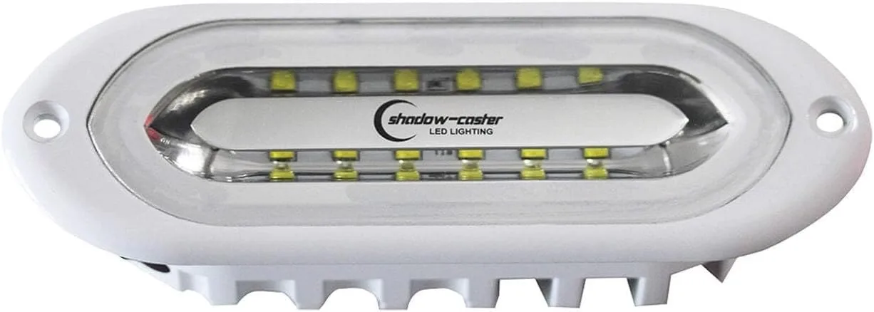 Shadowcaster Marine Lighting SCM-SLF-CC-WH Shadow-caster Scm-sl Series Flush Mount Spreader Light - White Housing - Full-color