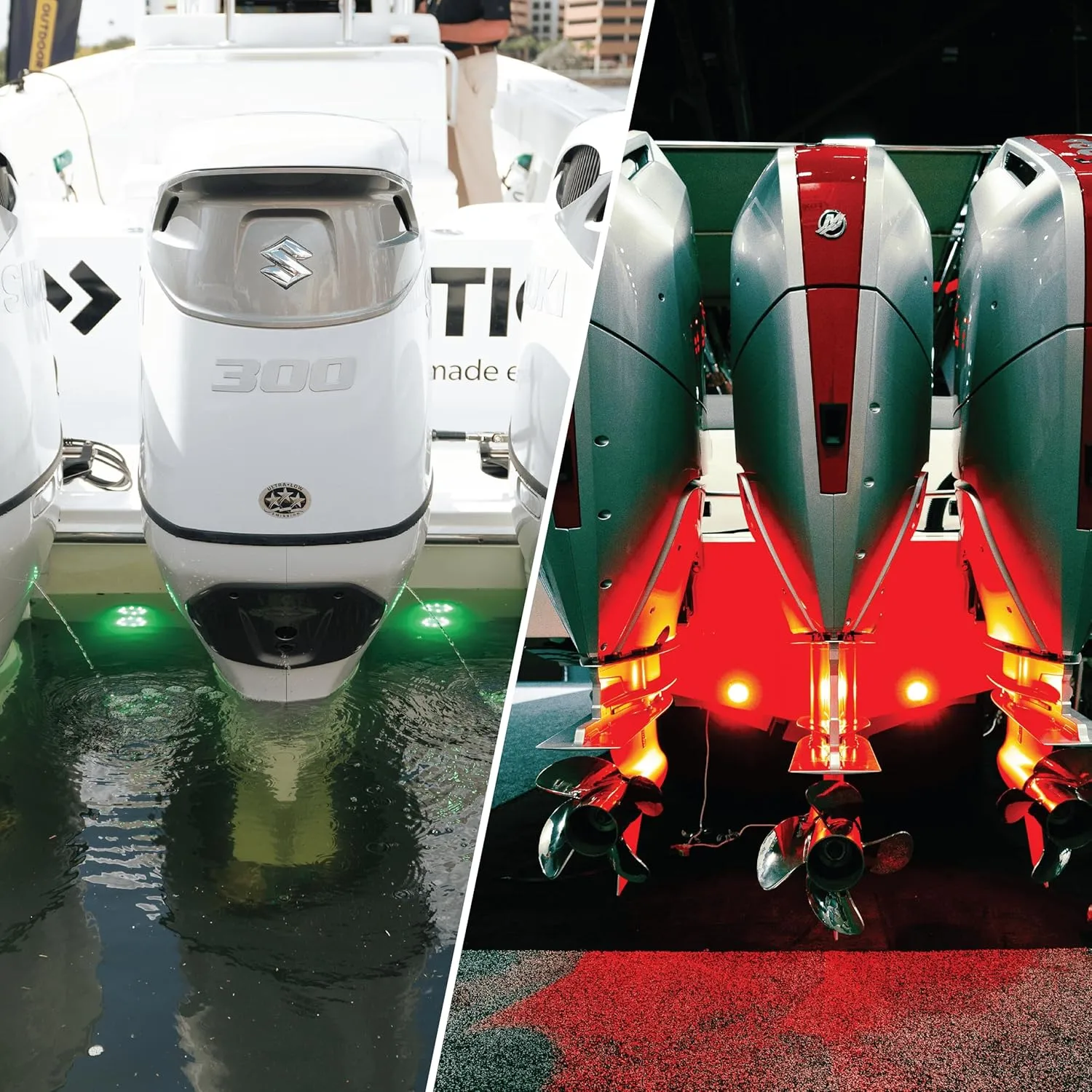 SHADOW-CASTER SCR-24 90W LED Underwater Boat Light - Bronze Housing - Surface Mount