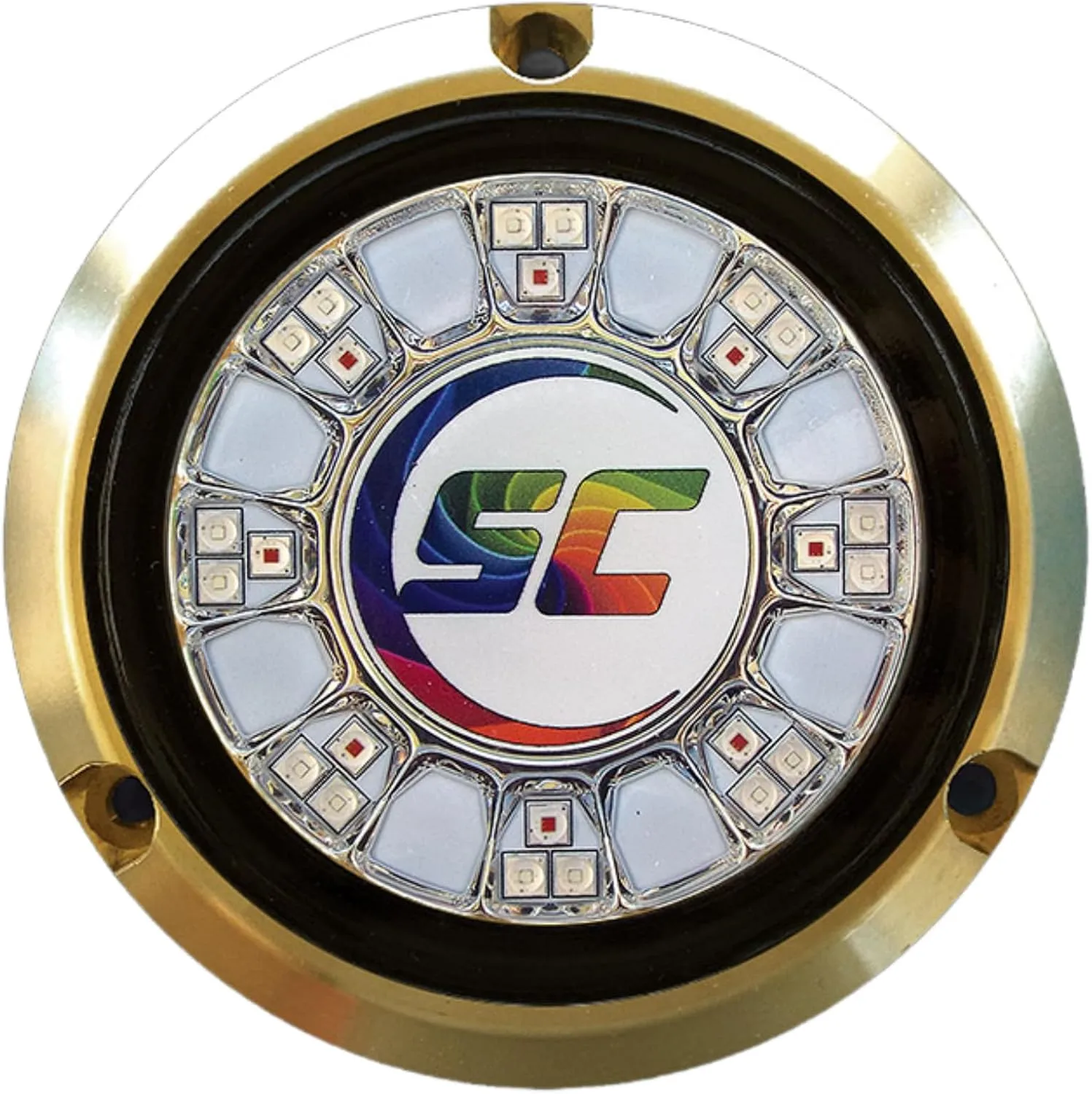 SHADOW-CASTER SCR-24 90W LED Underwater Boat Light - Bronze Housing - Surface Mount