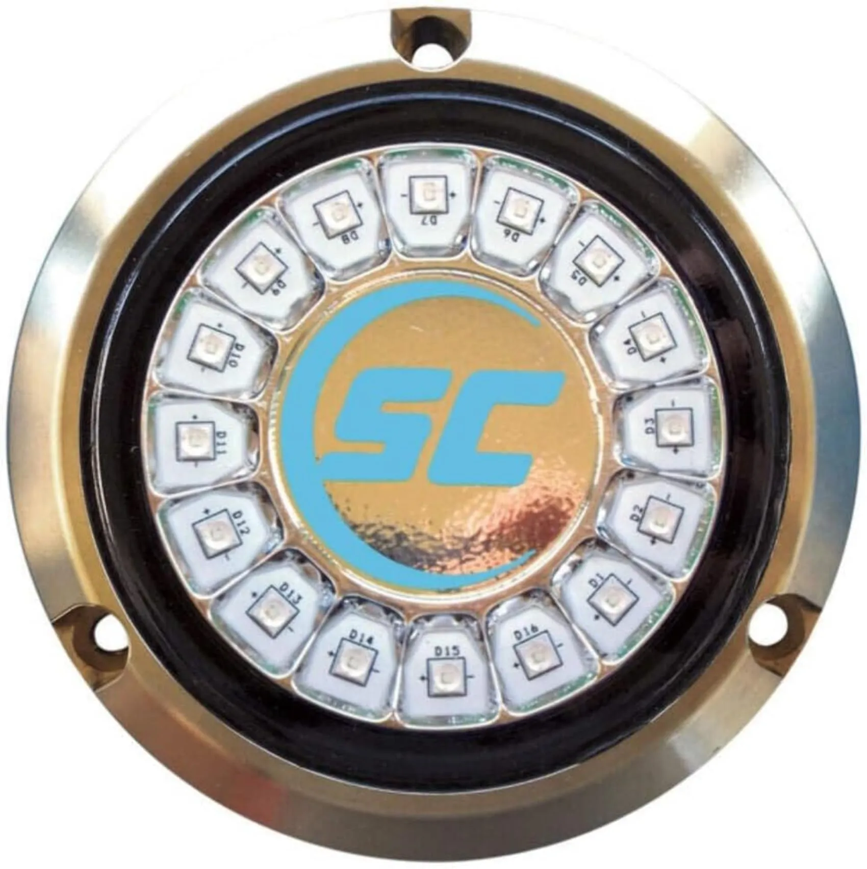 SHADOW-CASTER SCR-24 90W LED Underwater Boat Light - Bronze Housing - Surface Mount
