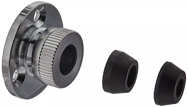 Shakespeare 4184 Chrome-Plated Cable Outlet for RG-8/AU, 8X, 58, 59, 213 Coax Cables