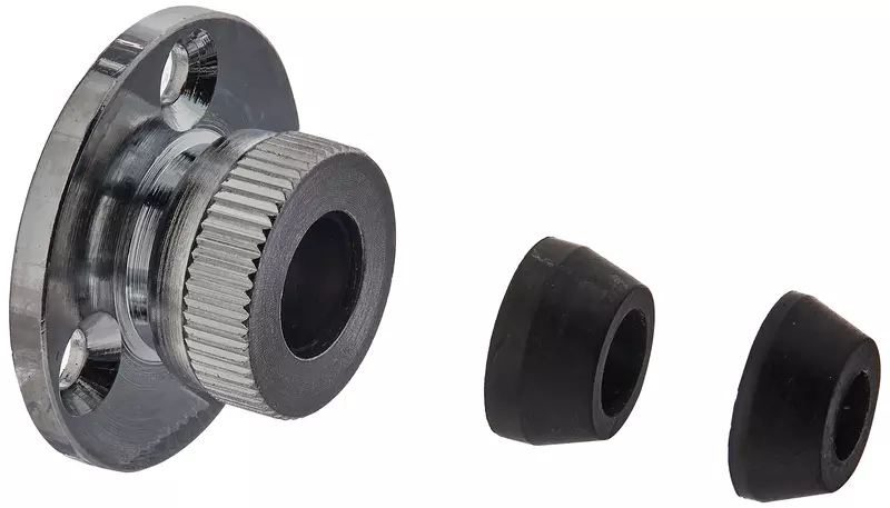 Shakespeare 4184 Chrome-Plated Cable Outlet for RG-8/AU, 8X, 58, 59, 213 Coax Cables