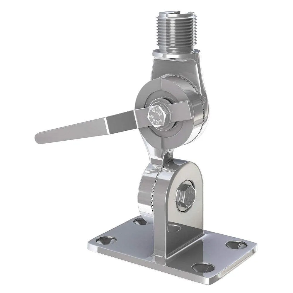 Shakespeare Ratchet Mount Shakespeare 4187-BX Ratchet Mount, Stainless Steel w/Handle,