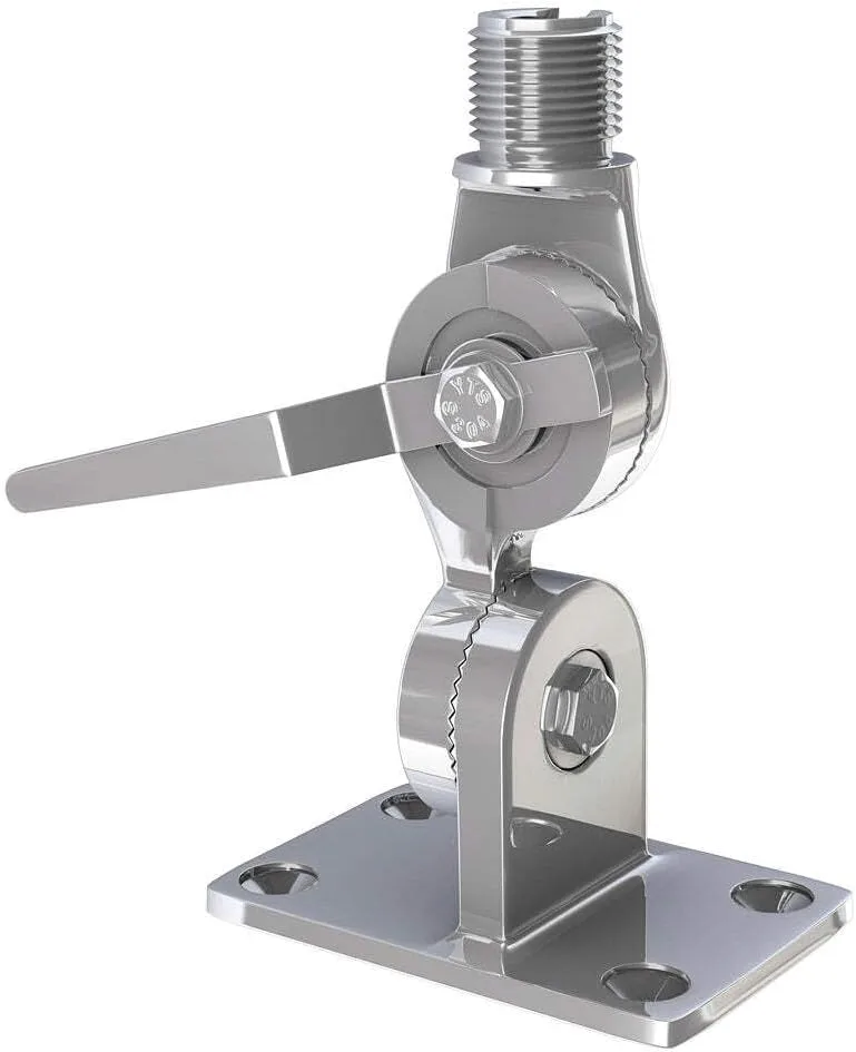 Shakespeare Ratchet Mount Shakespeare 4187-BX Ratchet Mount, Stainless Steel w/Handle,