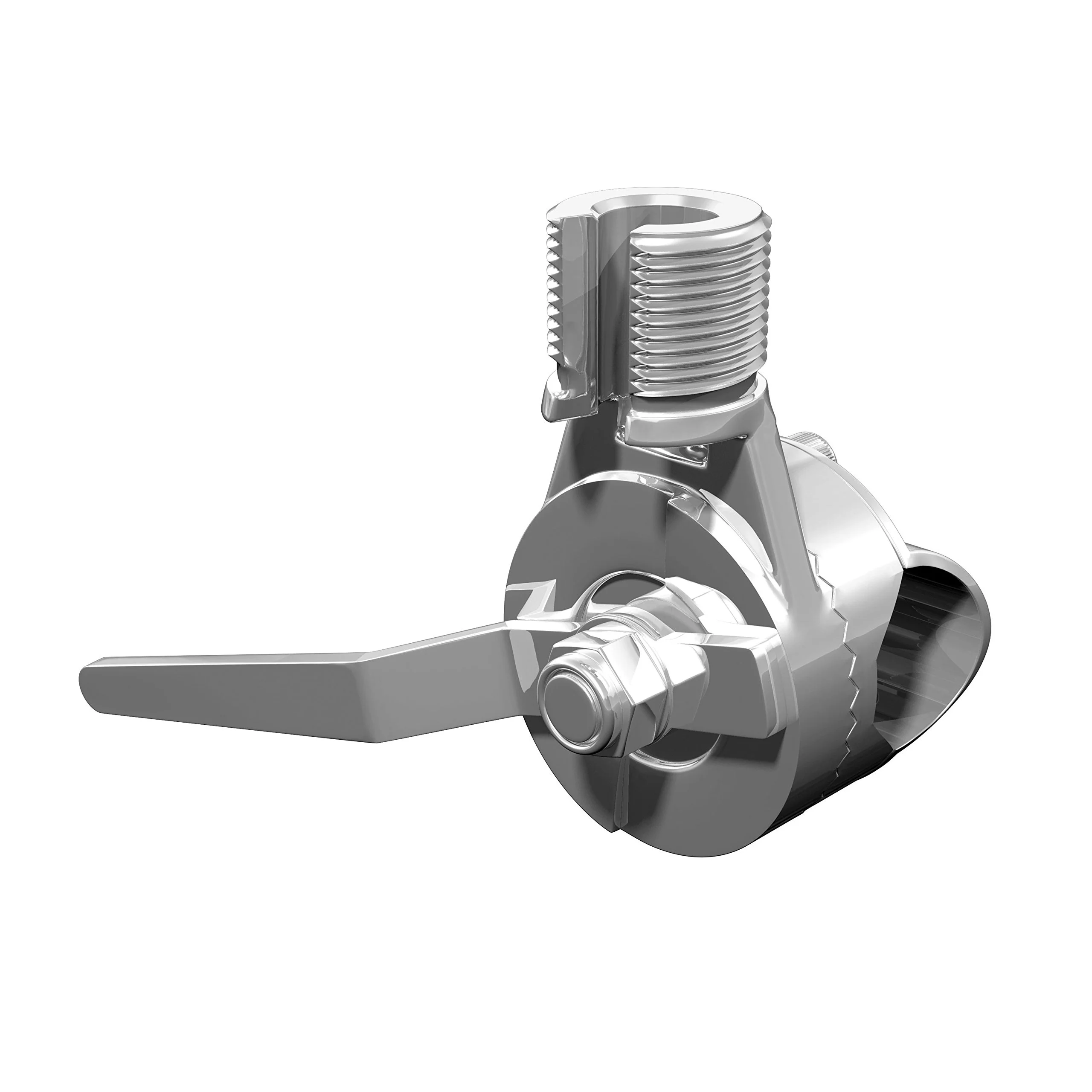 Shakespeare 4190 Stainless Steel Ratchet Rail Mount, Medium, Silver