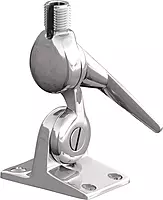 Shakespeare 5187 Stainless Steel 4-Way Ratchet Mount Silver ,One Size