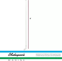 Shakespeare 5206-N White 8' Marine Antenna