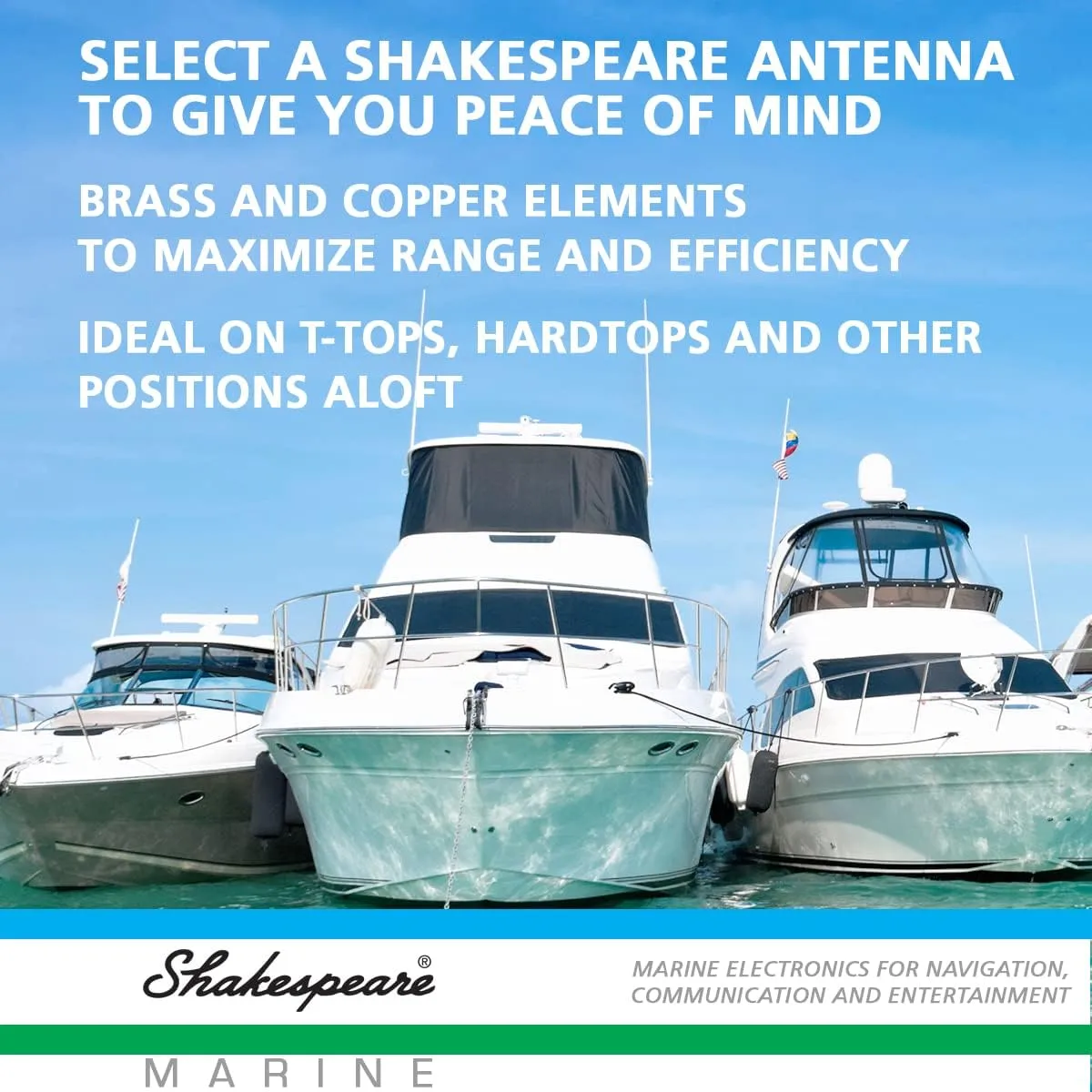 Shakespeare 5400-XT Galaxy 4' VHF Antenna - 3dB Gain
