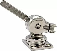 Shakespeare 6187 Sleek &amp; Compact Stainless Steel Rotatable 4-Way Ratchet Mount