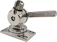 Shakespeare 6187 Sleek &amp; Compact Stainless Steel Rotatable 4-Way Ratchet Mount