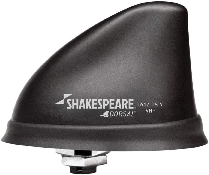 Shakespeare Dorsal Antenna Black Low Profile 26' RGB Cable w/PL-259