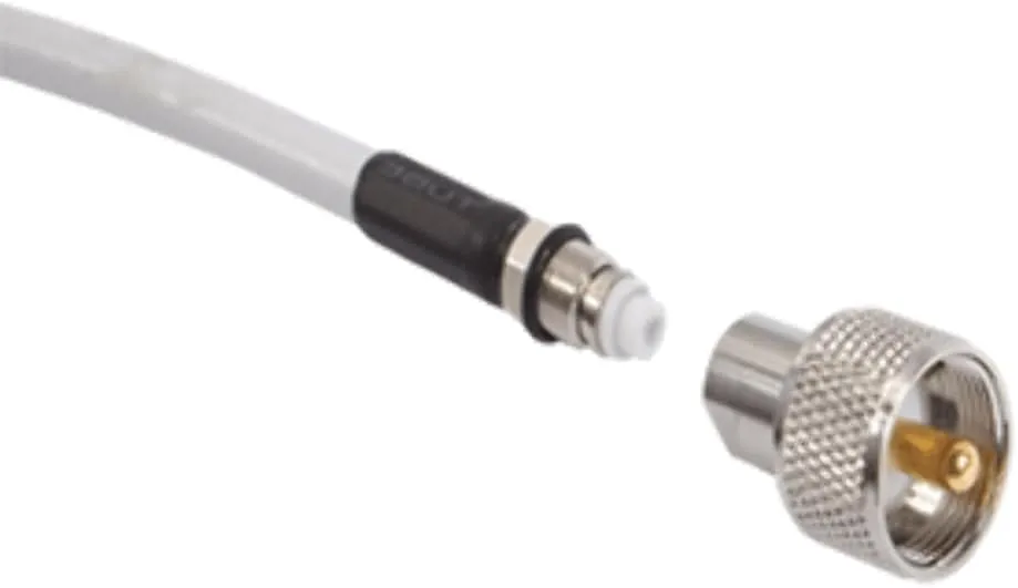 Shakespeare PL-259-ER Screw-On PL-259 Connector f/Cable w/Easy Route FME Mini-End