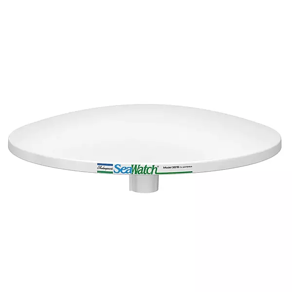 Shakespeare SeaWatch 15" Marine TV Antenna - 12VDC/110VAC, White