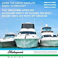 Shakespeare SRA-50 Galaxy SiriusXM Satellite Antenna, White