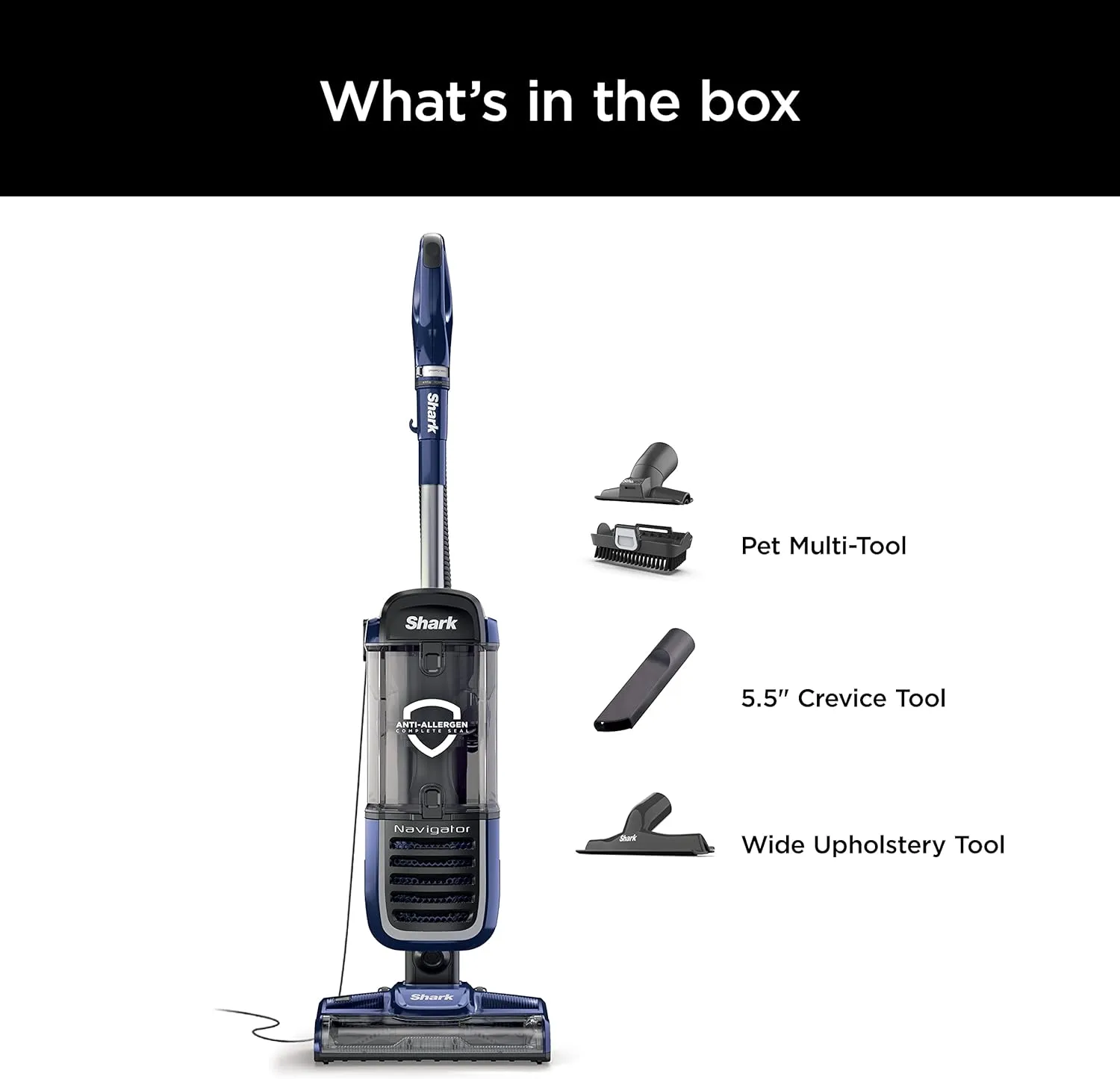 SHARK Navigator Upright Vacuum with HEPA Filtration