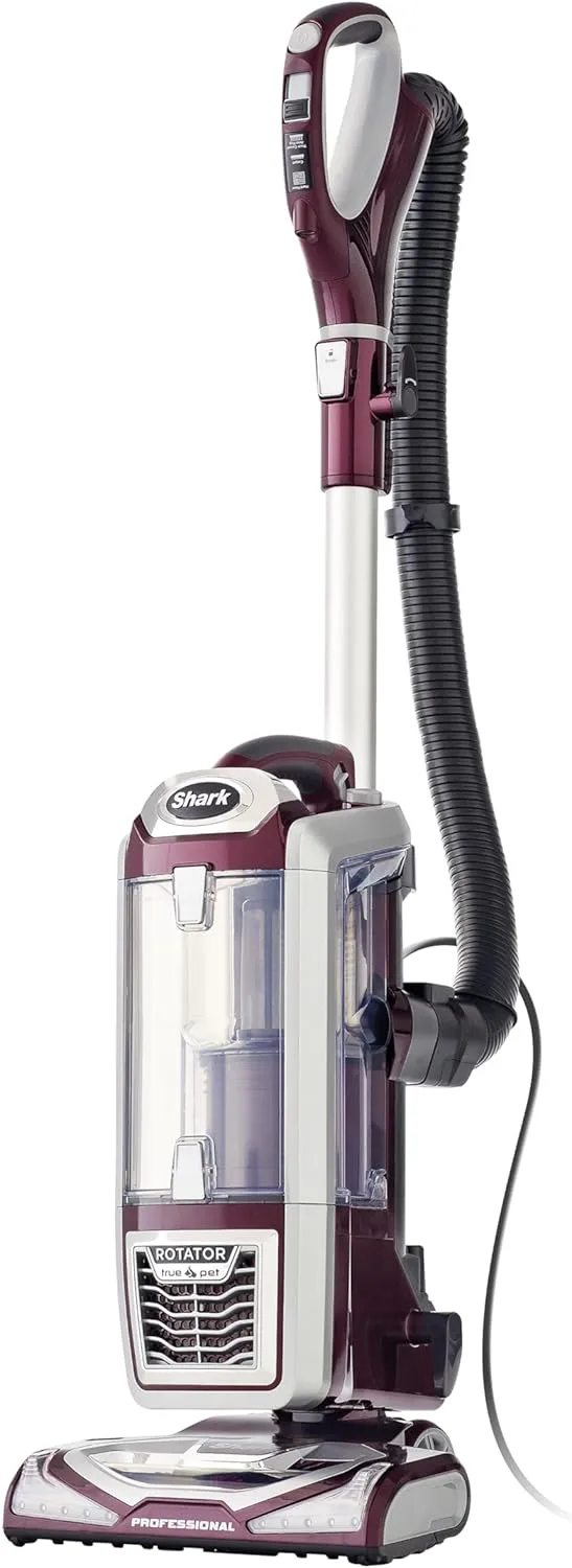 Shark NV752 Rotator Powered Lift-Away TruePet Upright Vacuum with HEPA Filter, Large Dust Cup Capacity, LED Headlights