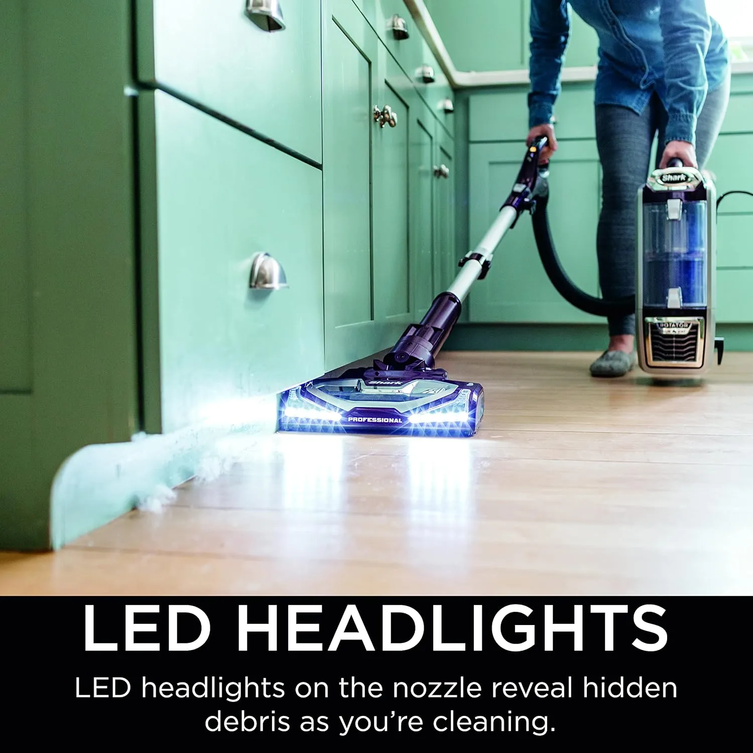 Shark NV752 Rotator Powered Lift-Away TruePet Upright Vacuum with HEPA Filter, Large Dust Cup Capacity, LED Headlights