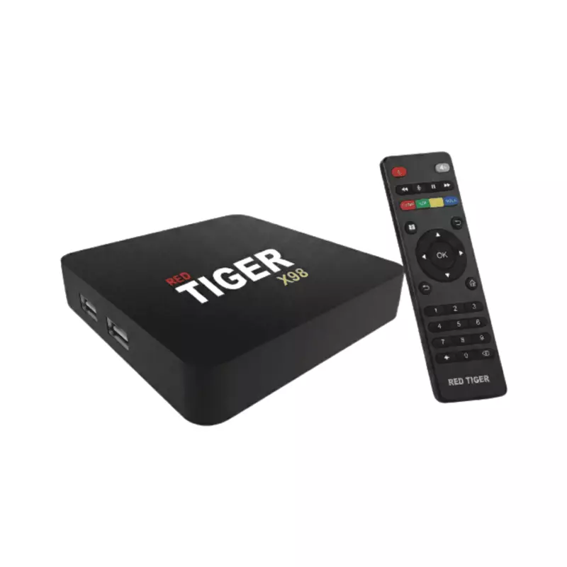 Red Tiger X98 Android 11 TV Box | 4K UHD, 1GB RAM / 8GB ROM