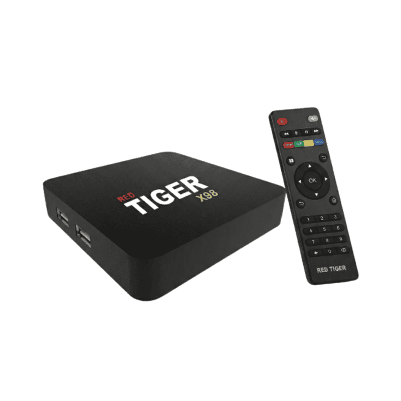 Red Tiger X98 Android 11 TV Box | 4K UHD, 1GB RAM / 8GB ROM