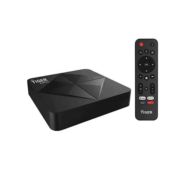 Red Tiger X100 Pro Android 12 TV Box | 4K UHD, 4GB RAM / 32GB ROM, Voice Remote