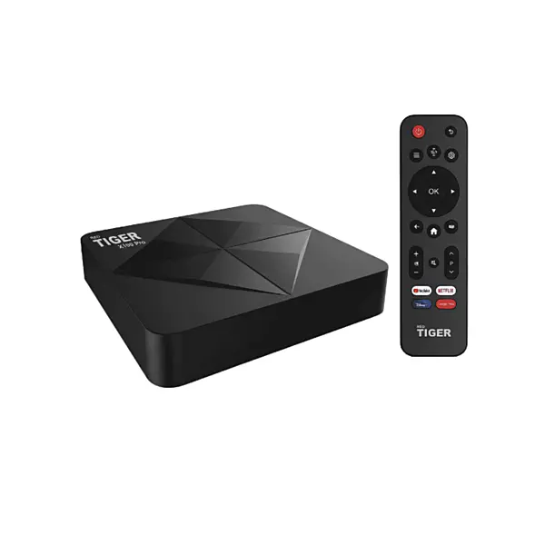 Red Tiger X100 Pro Android 12 TV Box | 4K UHD, 4GB RAM / 32GB ROM, Voice Remote