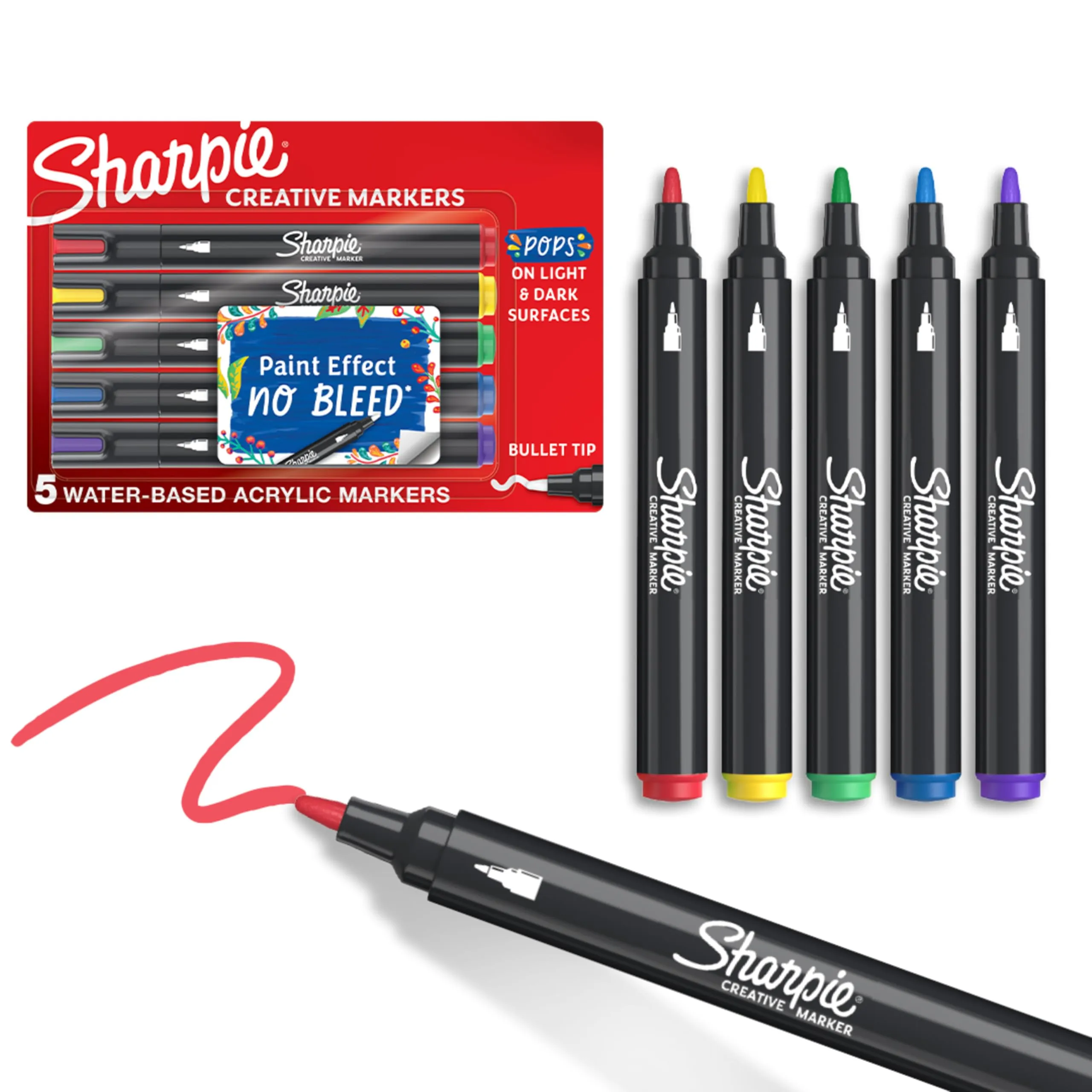 Sharpie Creative Water-Based Acrylic Markers
