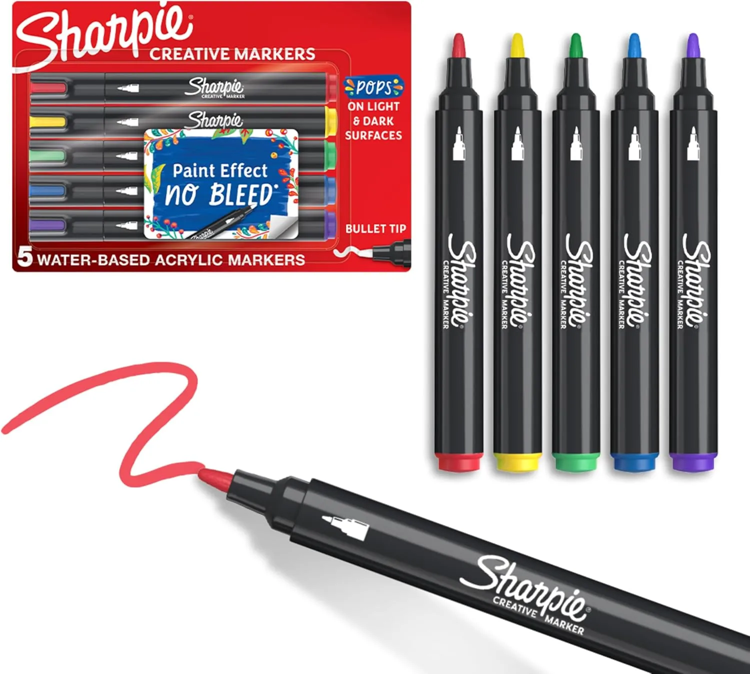 Sharpie Creative Water-Based Acrylic Markers