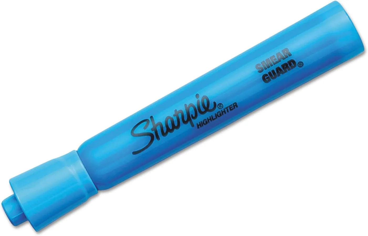Sharpie Tank Style Highlighters, Chisel Tip, Fluorescent Blue, Box of 12