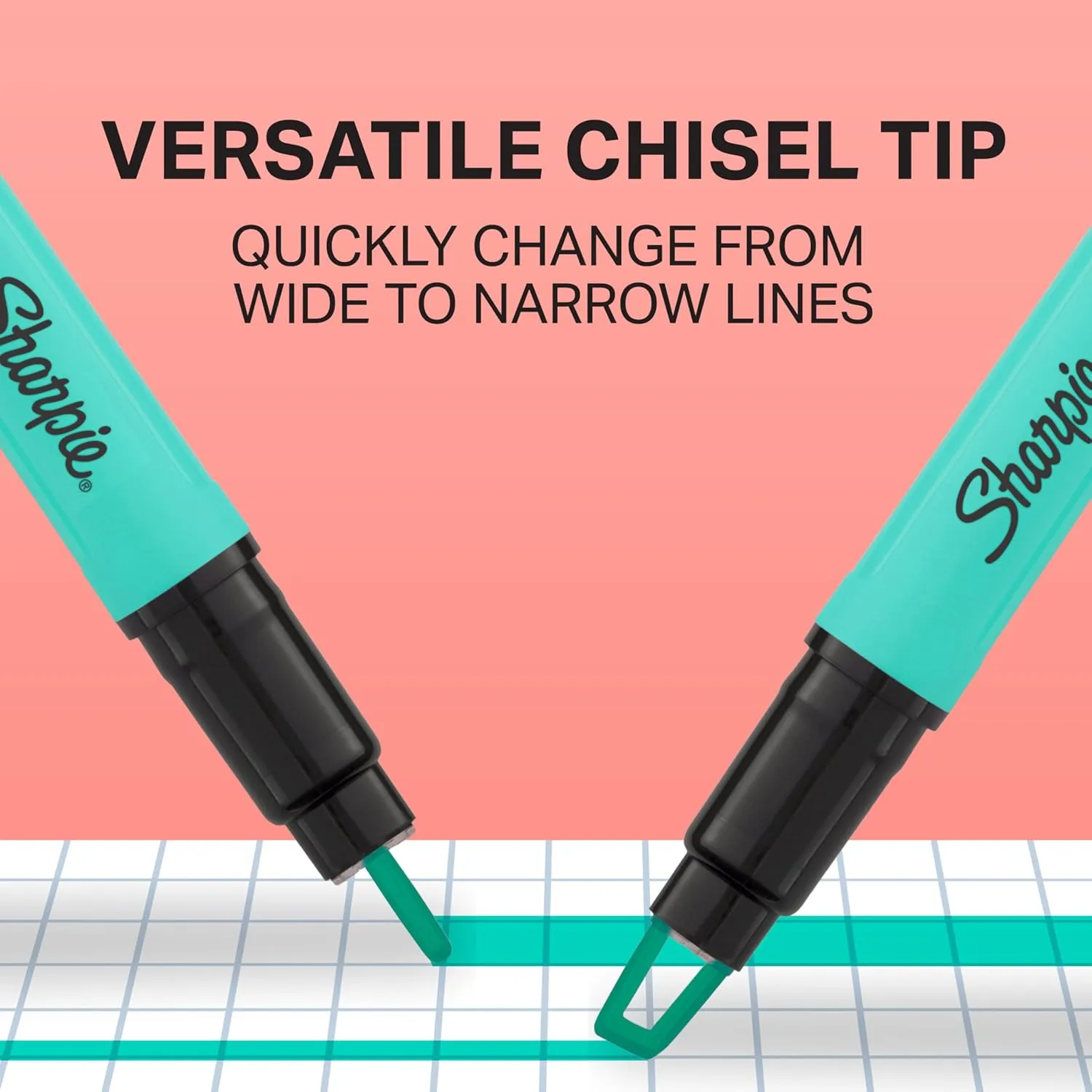 Sharpie Clear View Highlighter Stick, Assorted, 3/Pack (1950748) Yellow+Pink+Green 3 Count (Pack of 1)