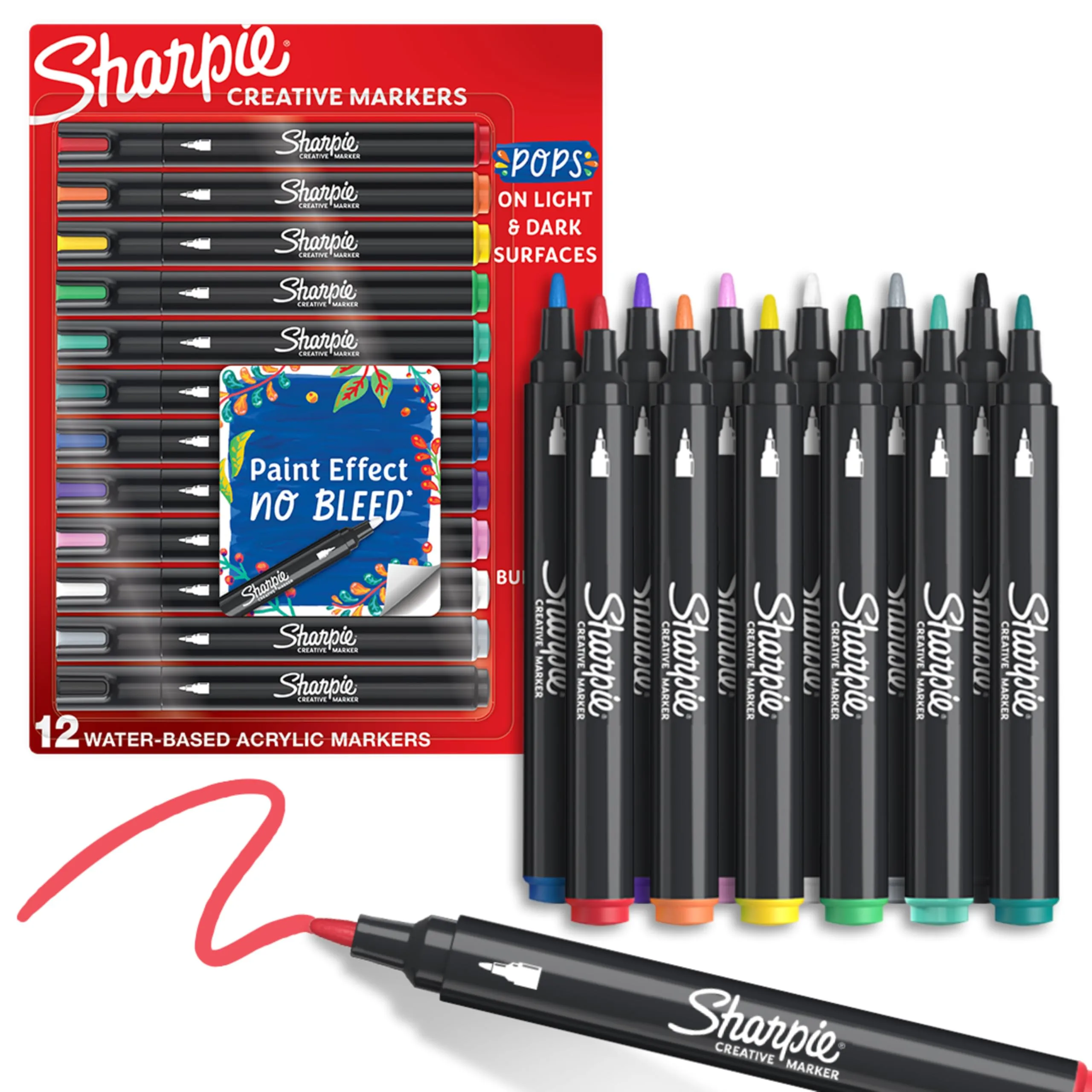 Sharpie Creative Water-Based Acrylic Markers