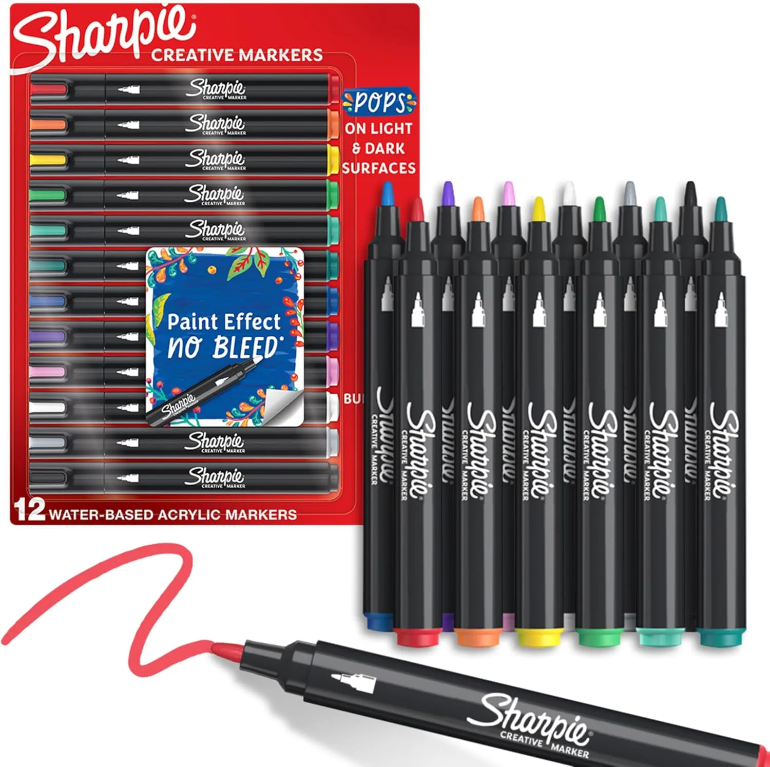 Sharpie Creative Water-Based Acrylic Markers