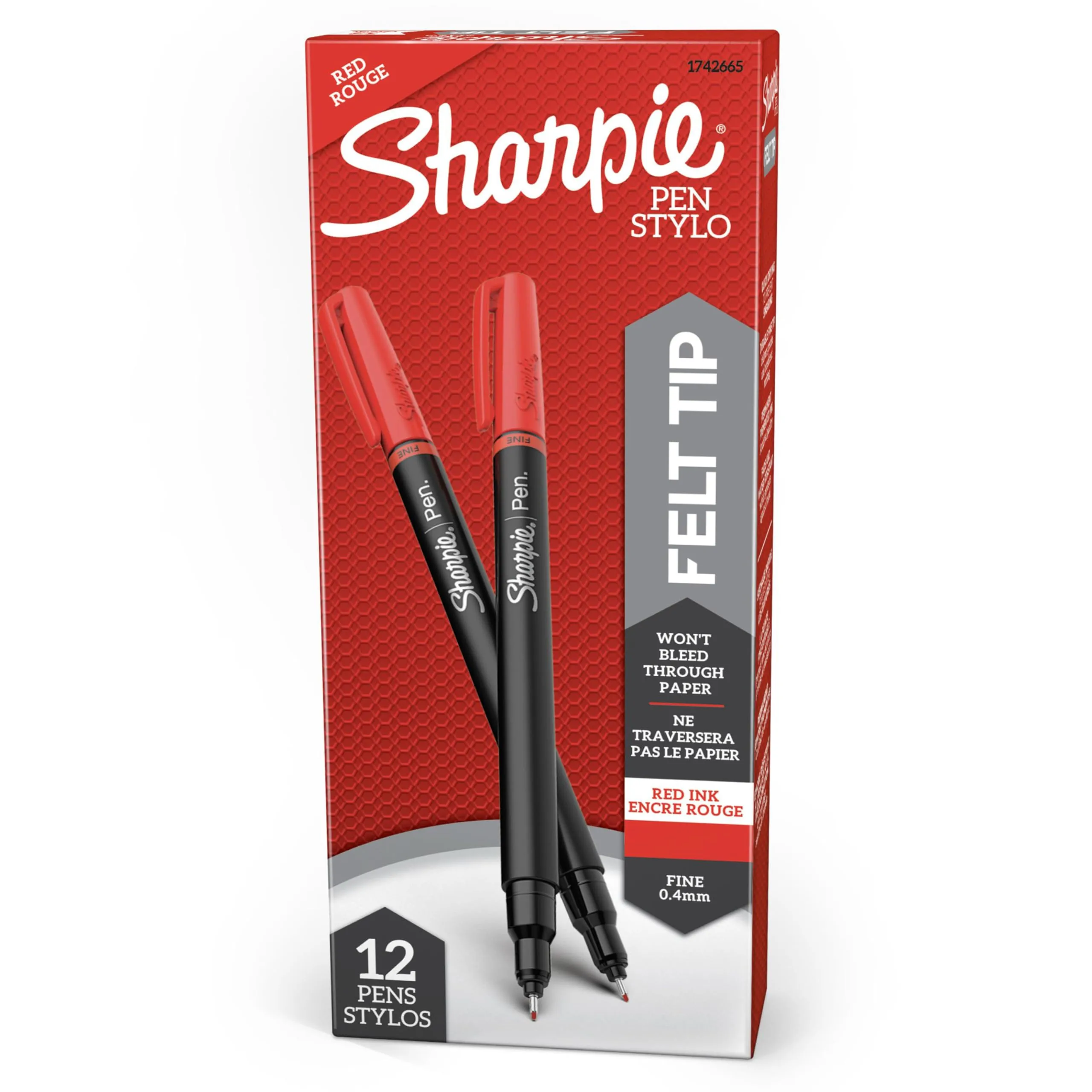 SHARPIE Fine-Point Felt Tip Pens (0.4mm)