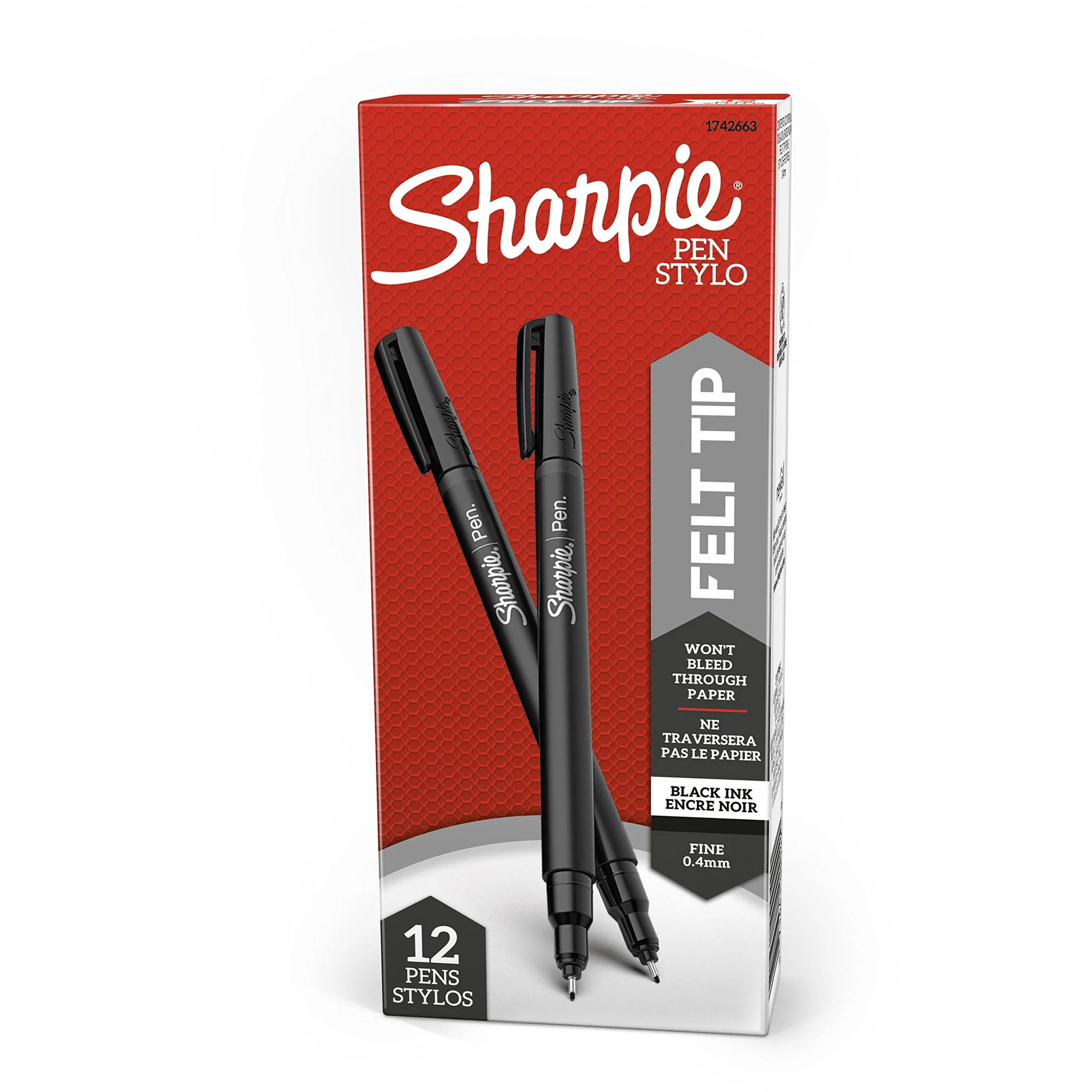SHARPIE Fine-Point Felt Tip Pens (0.4mm)
