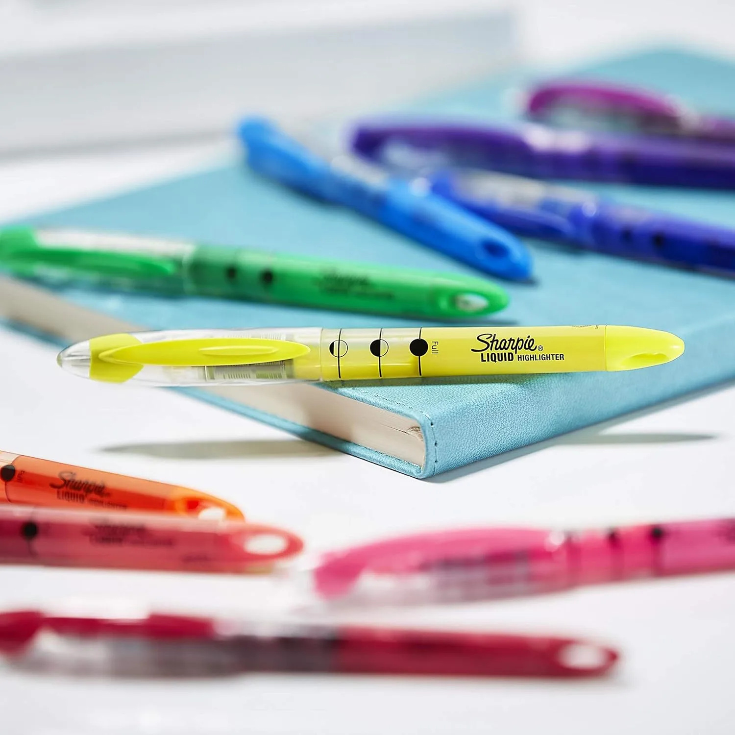 SHARPIE Liquid Highlighters, Chisel Tip, Assorted Colors, 5 Count
