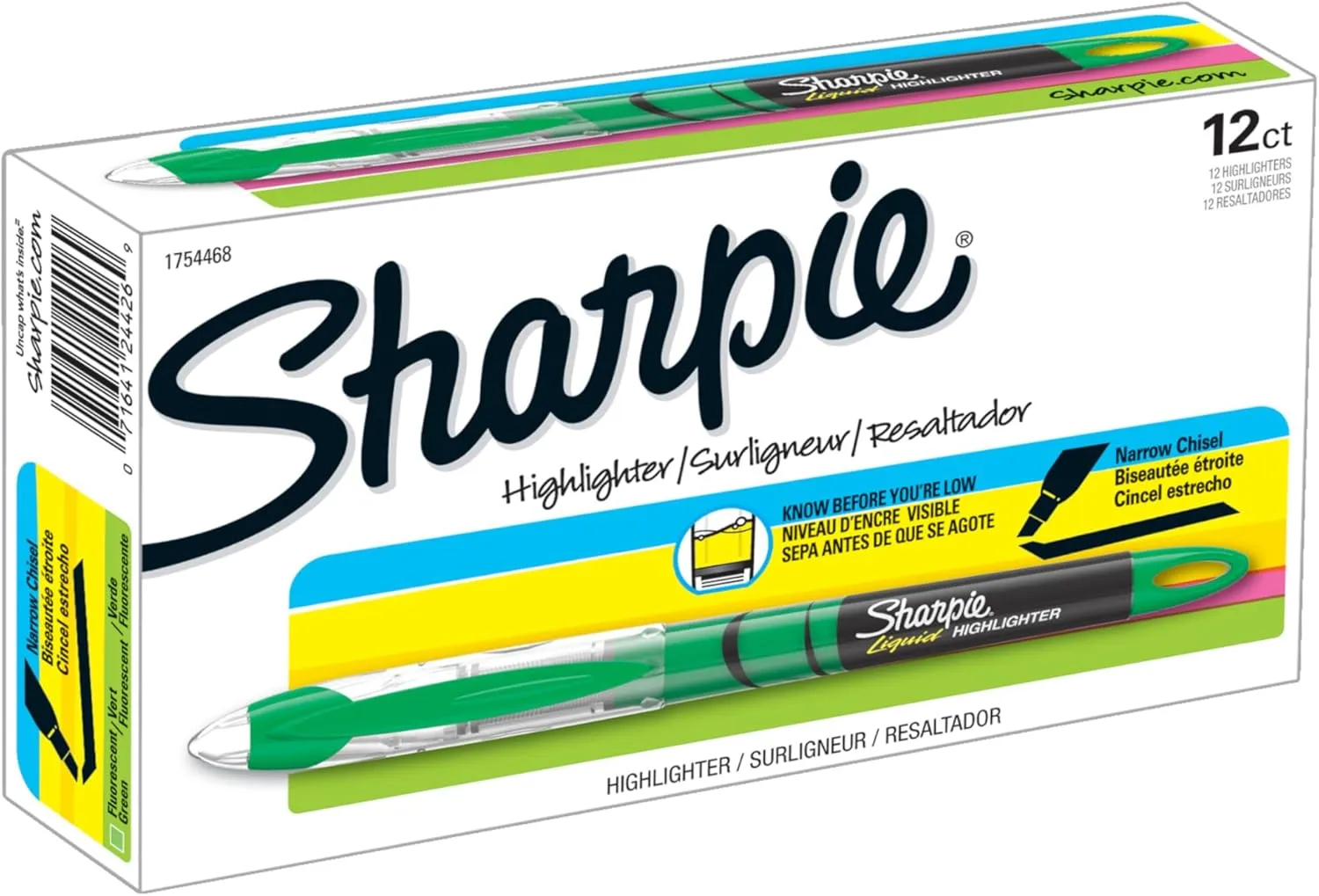 SHARPIE Liquid Highlighters, Chisel Tip