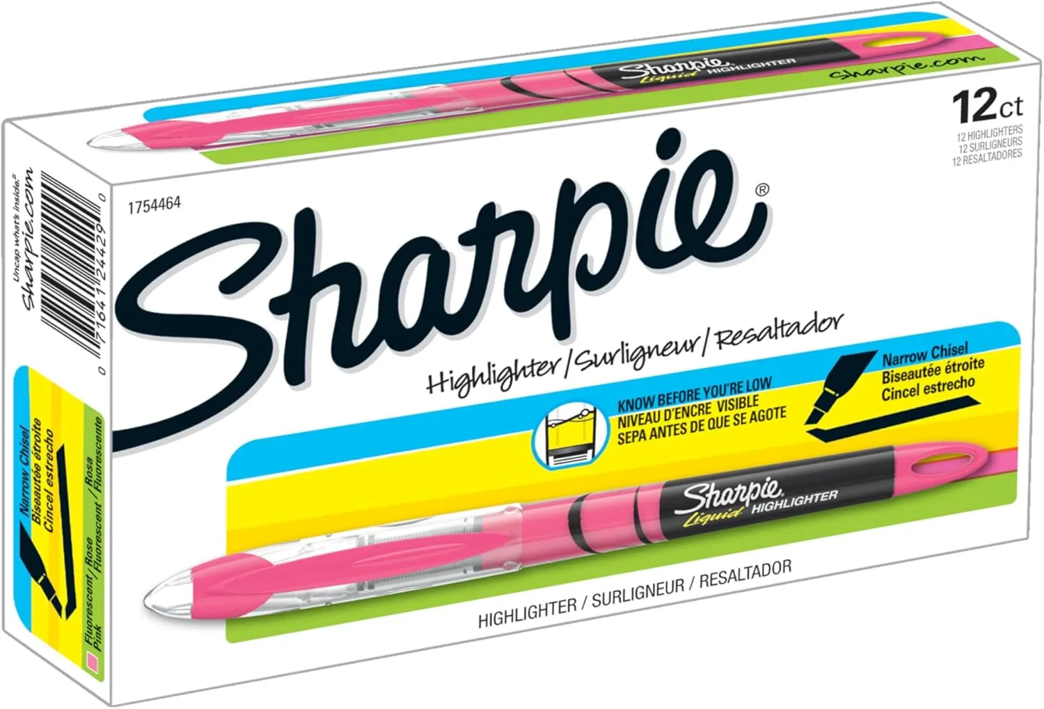 SHARPIE Liquid Highlighters, Chisel Tip
