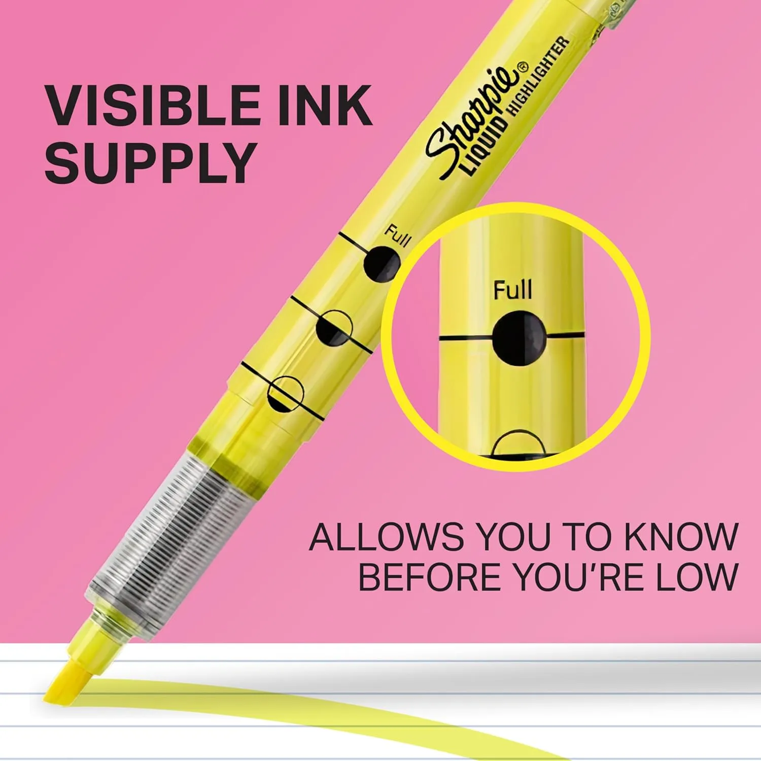 SHARPIE Liquid Highlighters, Chisel Tip
